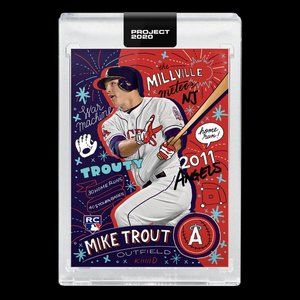2020 Topps Project Sophia Chang Mike Trout #142